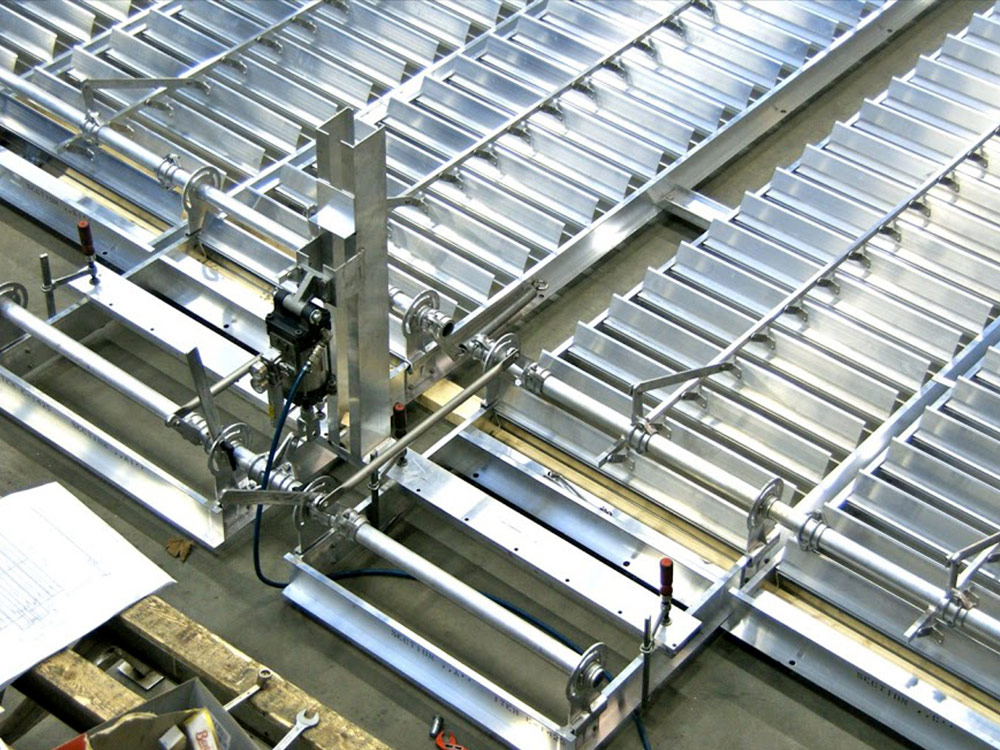 Aluminium louvers production